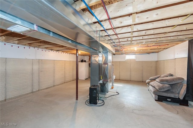 3508 Boos Rd, Huron, OH 44839 - basement featuring heating unit