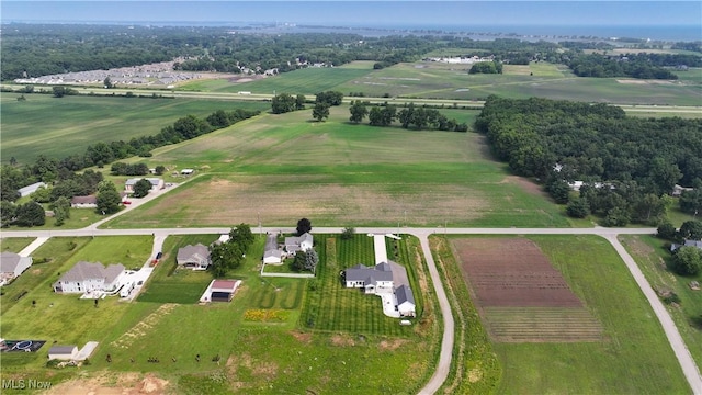 3508 Boos Rd, Huron, OH 44839 - aerial view of property's location with rural landscape and abundant farmland