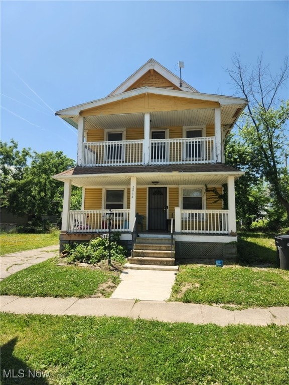 2934 E 123rd St, Cleveland, OH 44120 - view of front of property featuring a porch