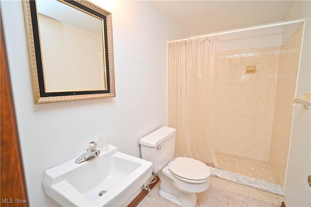 5735 Herbert Rd, Canfield, OH 44406 - full bathroom featuring a sink and a tile shower