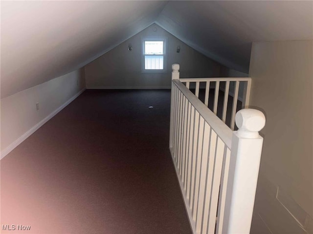 218 Vine St, Coshocton, OH 43812 - bonus room with vaulted ceiling and baseboards