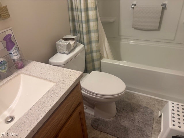 209 Potters Cir, Girard, OH 44420 - full bathroom with vanity and shower / tub combo