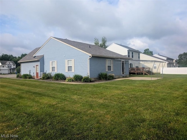 209 Potters Cir, Girard, OH 44420 - view of front of house with a wooden deck