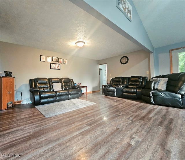 133 Argali Pl, Cortland, OH 44410 - living area with wood finished floors and a textured ceiling