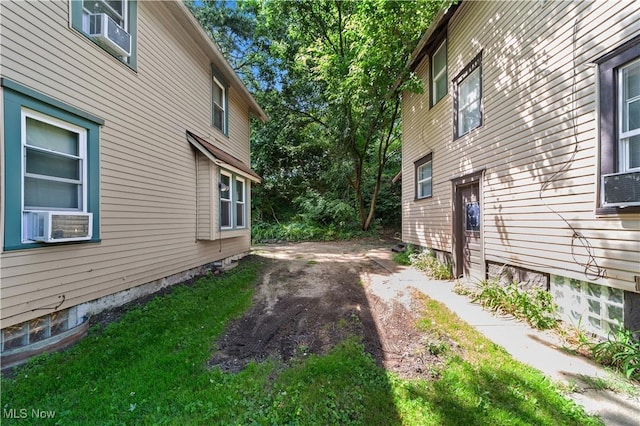 677 Sharon St, Akron, OH 44314 - view of yard featuring cooling unit