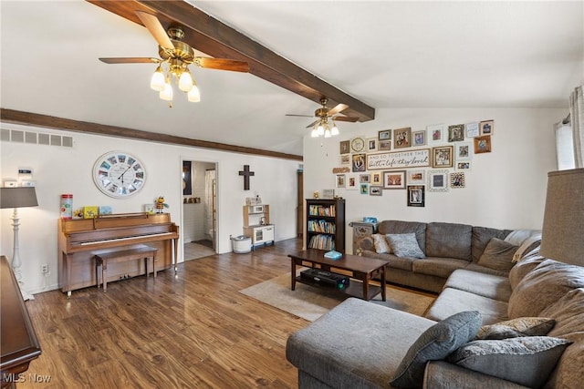430 County Road 47, Toronto, OH 43964 - living room with ceiling fan and wood finished floors