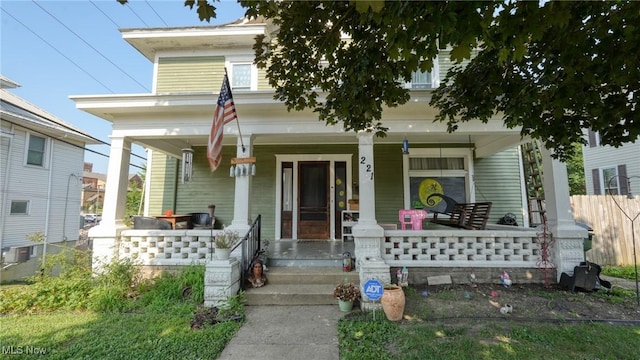 221 N 9th St, Cambridge, OH 43725 - view of front of house with a porch