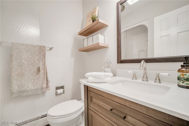 5108 Great Oaks Pkwy, Independence, OH 44131 - bathroom featuring a baseboard heating unit and vanity