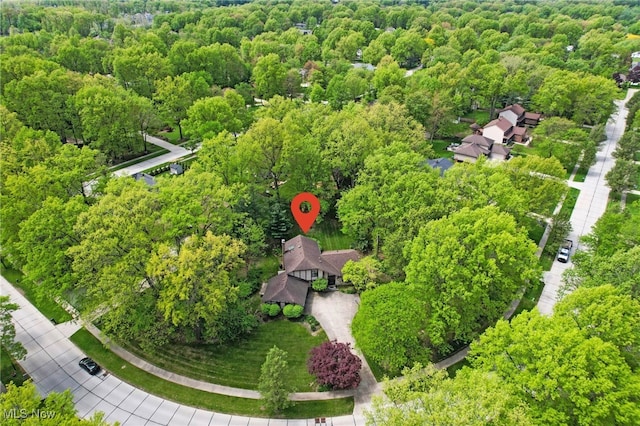 5108 Great Oaks Pkwy, Independence, OH 44131 - aerial view of a heavily wooded area