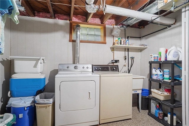2925 Millboro Rd, Silver Lake, OH 44224 - washroom featuring washing machine and dryer