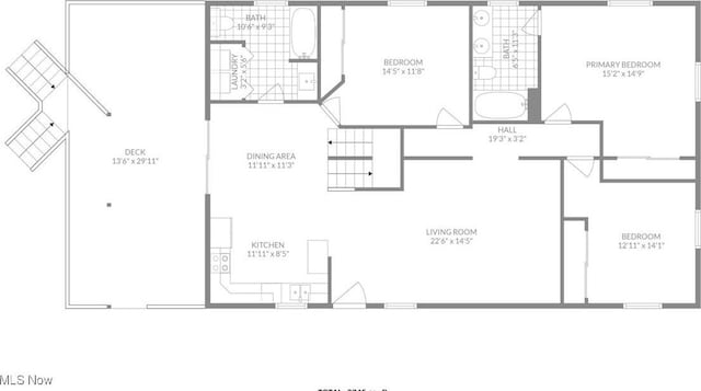 1321 Congo Arroyo Rd, New Cumberland, WV 26047 - view of floor plan / room layout