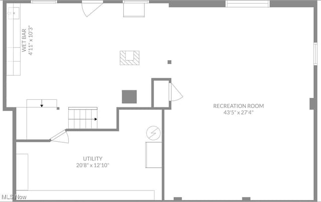 1321 Congo Arroyo Rd, New Cumberland, WV 26047 - view of room layout