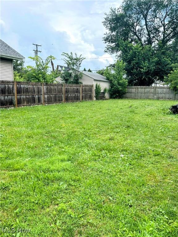 7427 Lawn Ave, Cleveland, OH 44102 - view of fenced backyard