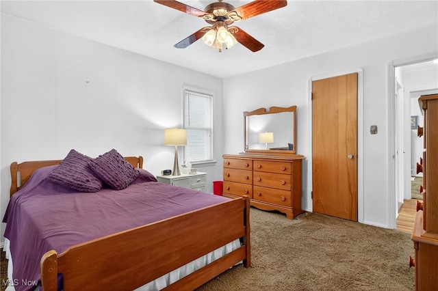 4095 W 161st St, Cleveland, OH 44135 - bedroom featuring light carpet and ceiling fan