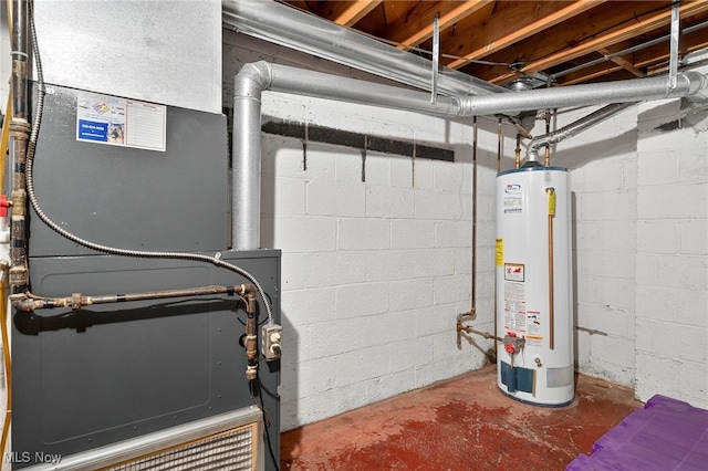 4095 W 161st St, Cleveland, OH 44135 - utility room with water heater and heating unit