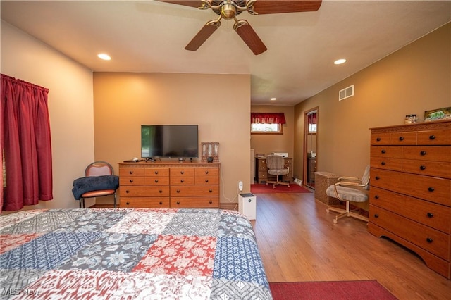 440 Lyons Ave, East Palestine, OH 44413 - bedroom featuring wood finished floors and recessed lighting