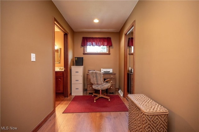 440 Lyons Ave, East Palestine, OH 44413 - office with light wood-style floors and baseboards