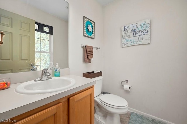 1005 Penn Ct, Grafton, OH 44044 - half bathroom featuring vanity and tile patterned floors