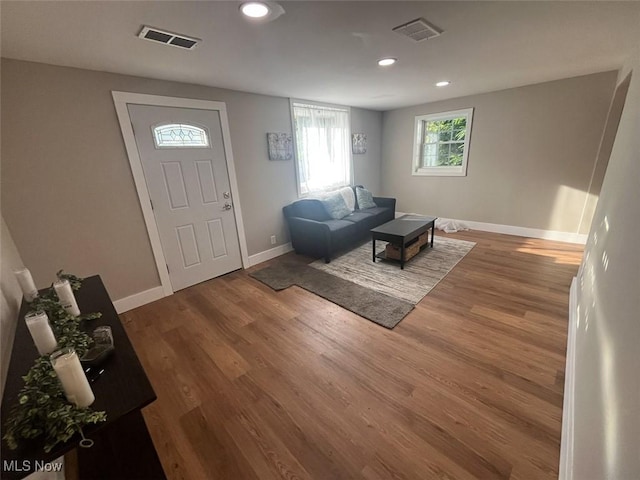 3402 Easton Rd, Norton, OH 44203 - entryway featuring wood finished floors and recessed lighting