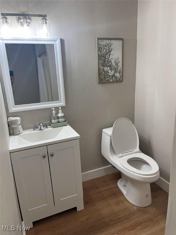 3402 Easton Rd, Norton, OH 44203 - bathroom with vanity and wood finished floors