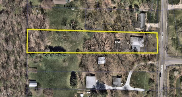3402 Easton Rd, Norton, OH 44203 - aerial map of property and surrounding area featuring property boundaries highlighted