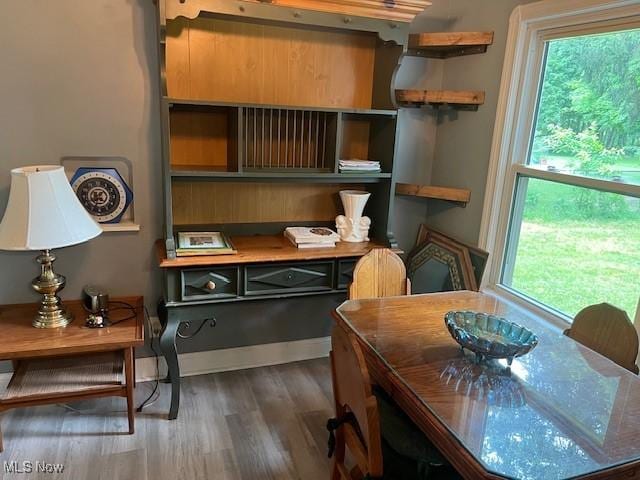 5559 Fitch Rd, North Olmsted, OH 44070 - office space with plenty of natural light and dark wood-style floors