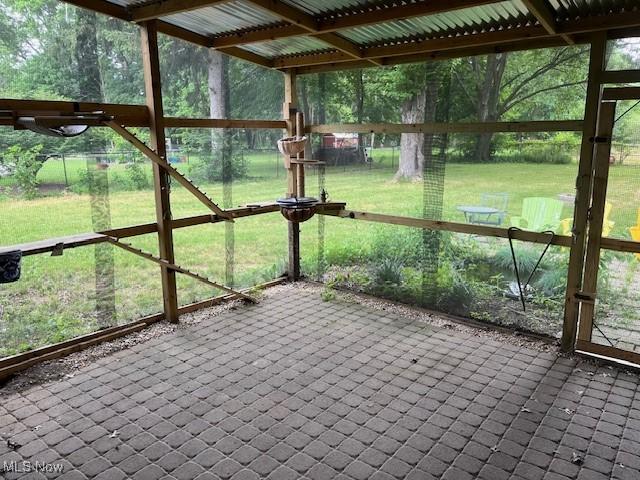 5559 Fitch Rd, North Olmsted, OH 44070 - view of unfurnished sunroom