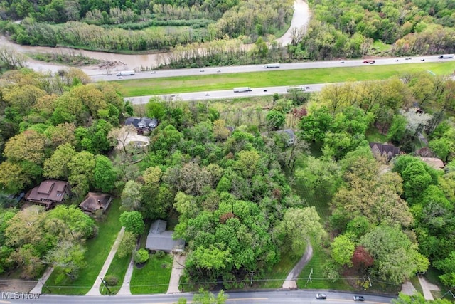 38038 Ridge Rd, Willoughby, OH 44094 - aerial view of property's location with a heavily wooded area