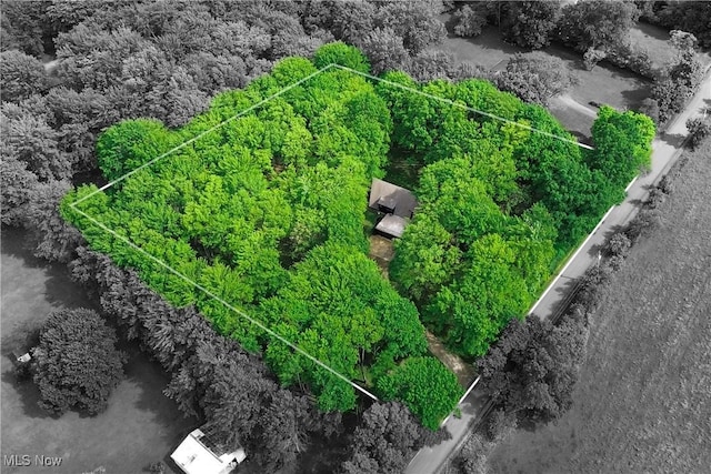 2269 N Fox N Rd, Hubbard, OH 44425 - aerial view of property and surrounding area with property parcel outlined