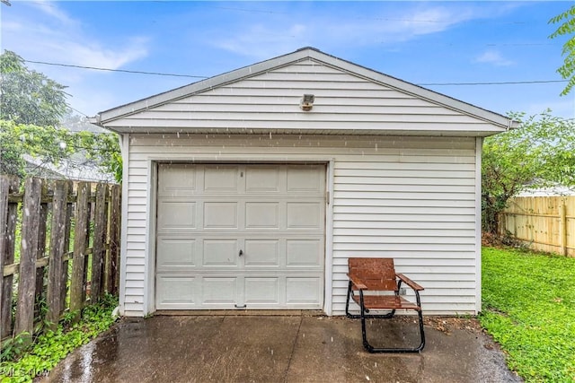 1716 Ardoyne Ave, Cleveland, OH 44109 - detached garage with asphalt driveway