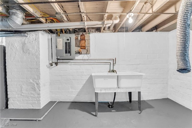 1716 Ardoyne Ave, Cleveland, OH 44109 - unfinished basement featuring electric panel