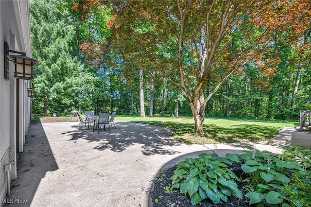 6869 Cliffside Dr, Vermilion, OH 44089 - view of patio / terrace with outdoor dining area