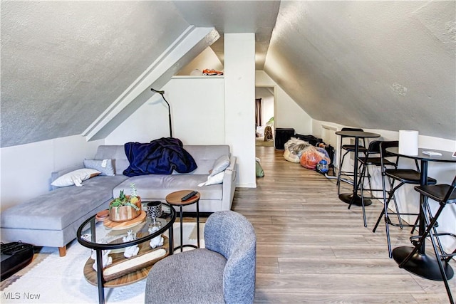 1289 W 115th St, Cleveland, OH 44102 - bonus room featuring lofted ceiling, wood finished floors, and a textured ceiling