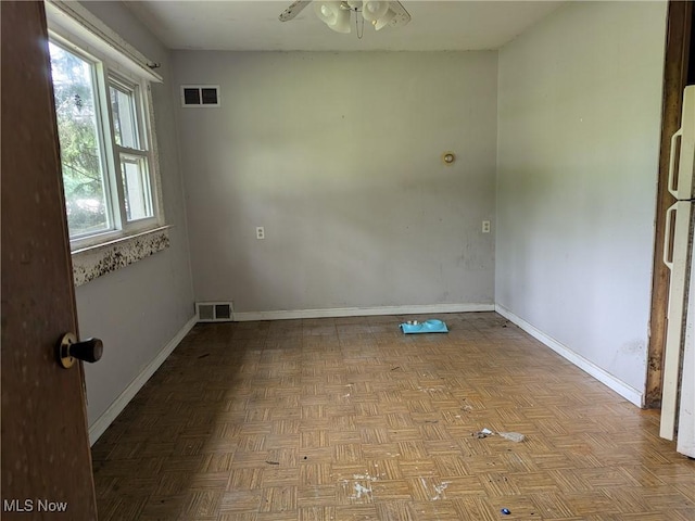 4562 Erie Ave NW, Canal Fulton, OH 44614 - unfurnished room featuring ceiling fan and baseboards