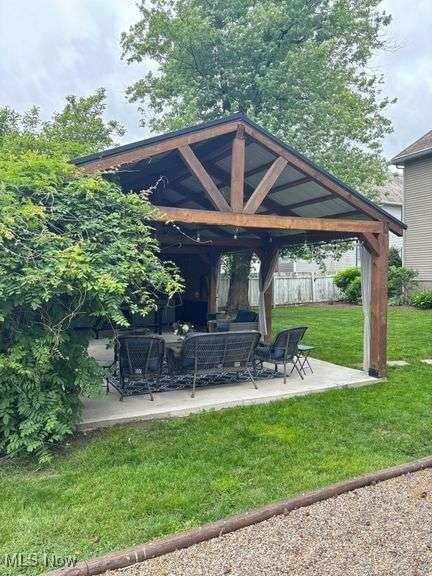 202 N Ray St, Baltic, OH 43804 - view of property's community featuring a patio area and an outdoor hangout area