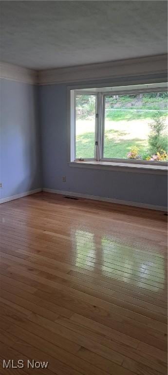 109 Hillview Dr, Charleston, WV 25314 - unfurnished room featuring wood finished floors and ornamental molding