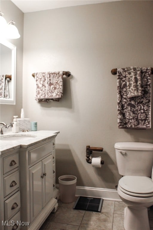 6221 Gault Rd, Canfield, OH 44406 - bathroom featuring vanity and tile patterned floors