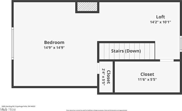 2405 Harding Rd, Cuyahoga Falls, OH 44223 - view of property floor plan