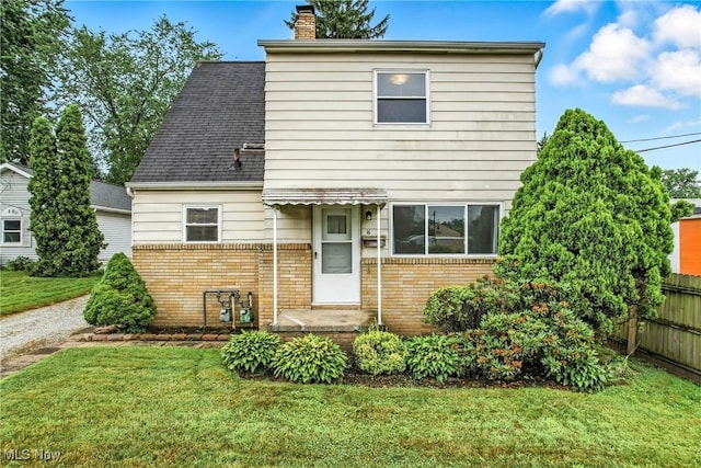 16-18 E Linwood Ave, Akron, OH 44301 - back of property featuring brick siding and a chimney
