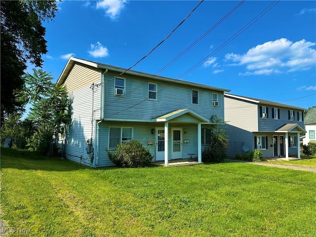 467 Elm St, Struthers, OH 44471 - view of front of property with a front yard and a porch