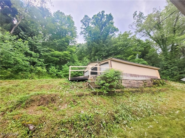 56612 Mcgee Rd, Shadyside, OH 43947 - view of yard featuring a view of trees