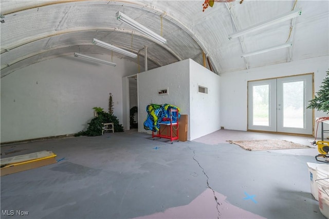 4465 Oberlin Ave, Lorain, OH 44053 - garage featuring french doors