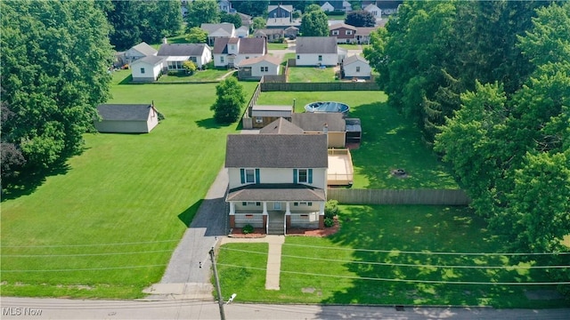 77 W Park Ave, Hubbard, OH 44425 - aerial perspective of suburban area