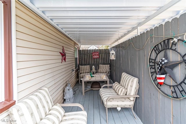 6470 Duncan Dr, Poland, OH 44514 - view of wooden terrace