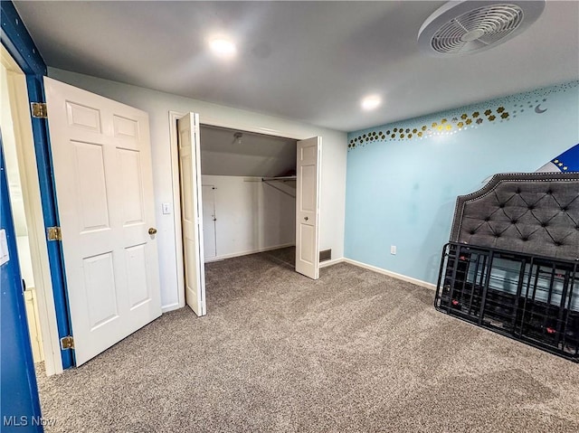 38 Lake Dr, Parkersburg, WV 26104 - unfurnished bedroom featuring carpet floors and a closet