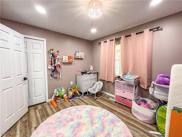 38 Lake Dr, Parkersburg, WV 26104 - bedroom featuring wood finished floors and recessed lighting