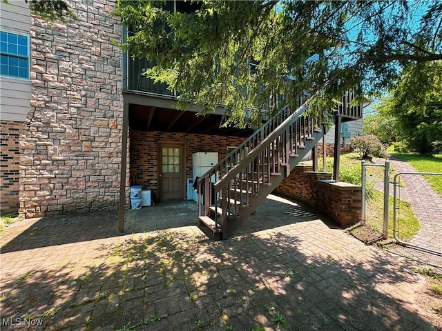38 Lake Dr, Parkersburg, WV 26104 - view of patio