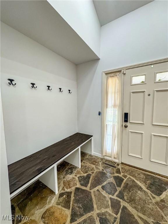 38 Lake Dr, Parkersburg, WV 26104 - mudroom featuring stone flooring
