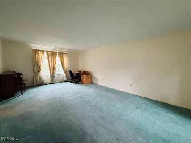 224 N Hills Dr, Parkersburg, WV 26104 - unfurnished room featuring a desk and carpet