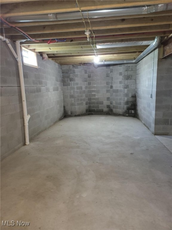 54856 Winding Hill Rd, Bellaire, OH 43906 - view of unfinished basement